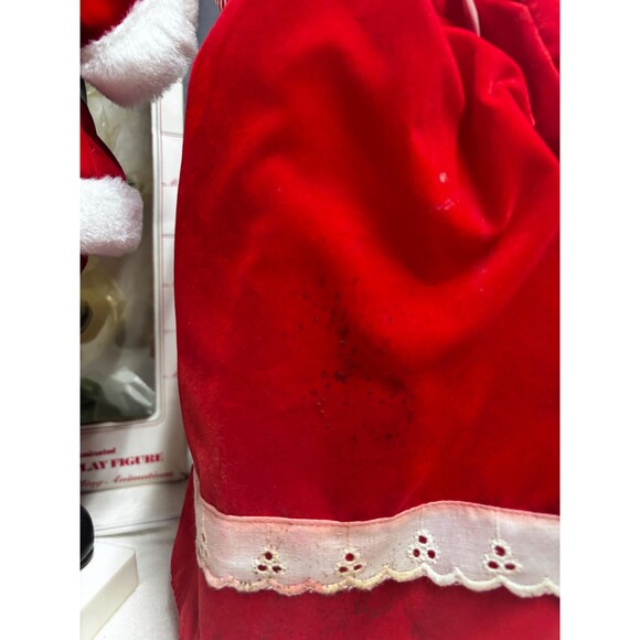 Vintage Telco Motionettes Santa and Mrs Claus Animated Lighted Figures  Boxes - Picture 16 of 16